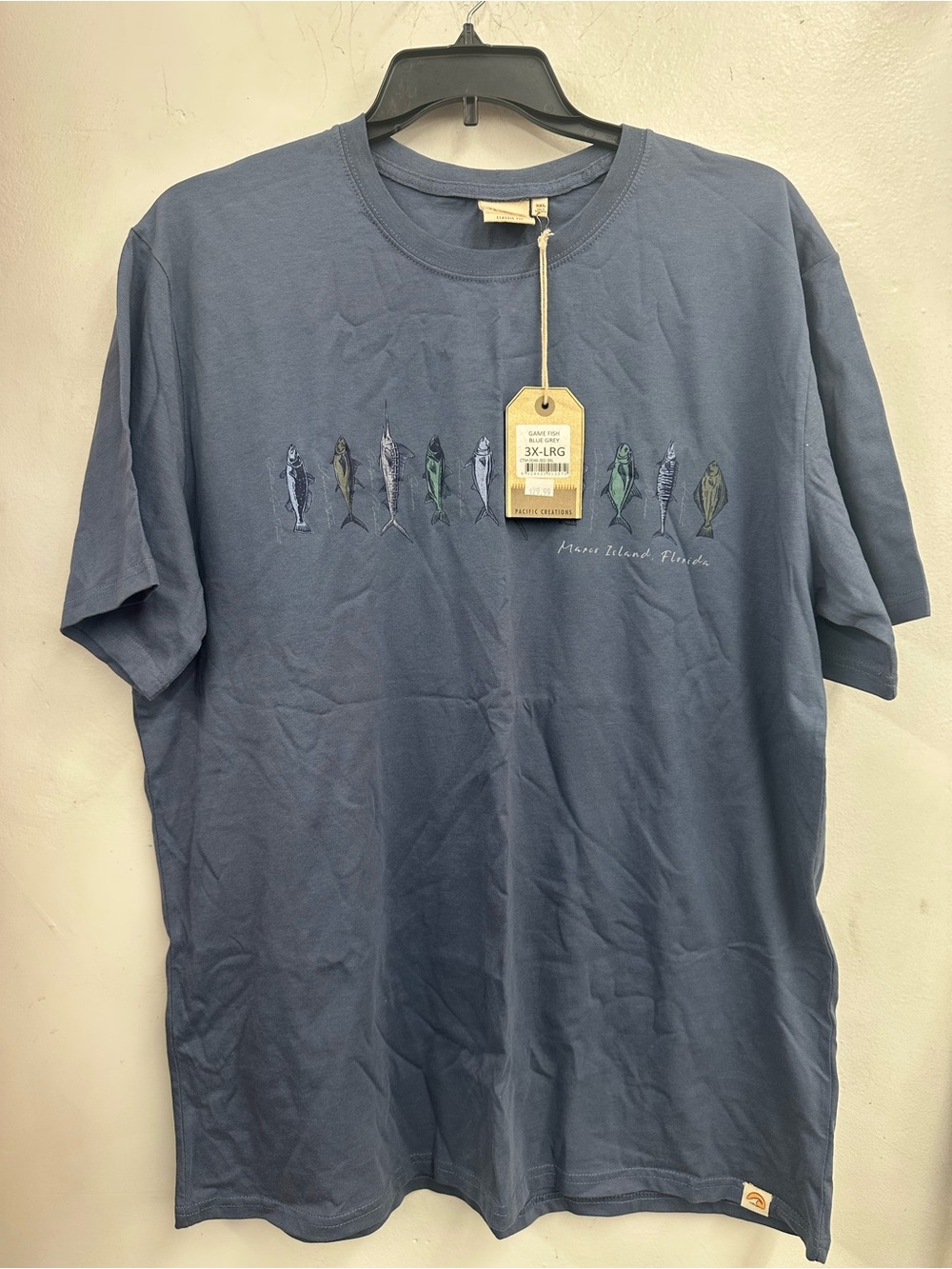 Pacific creations Men's Fish fishing Graphic Tee size 3x men’s brand new
